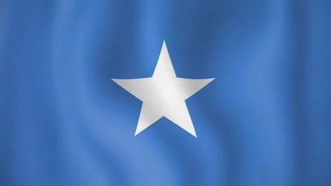 Somalia animated flag. Seamless loop. 4K Stock Footage 145460585