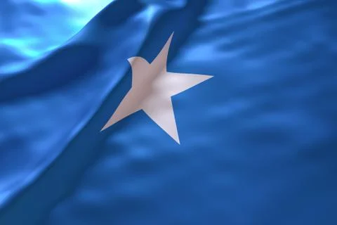 Somalia flag background Stock Illustration