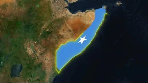 Somalia Flag Stock Footage 307481003