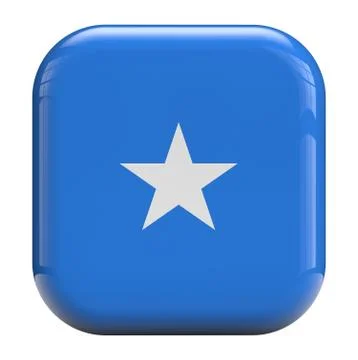 Somalia flag icon Stock Illustration