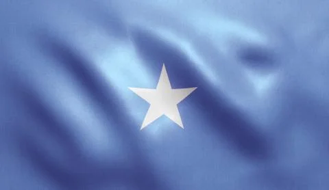 Somalia Flag Stock Illustration