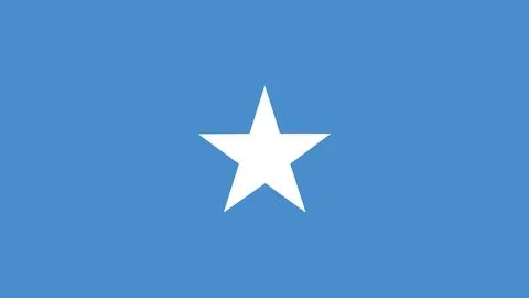 Somalia flag 스톡 일러스트