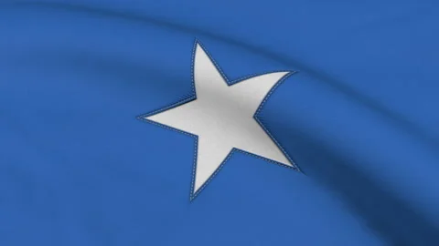 Somalia Flag Loop Stock Footage 241170667