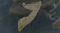 Somalia - hub of the world. Satellite 4k or 4k+ Resolution