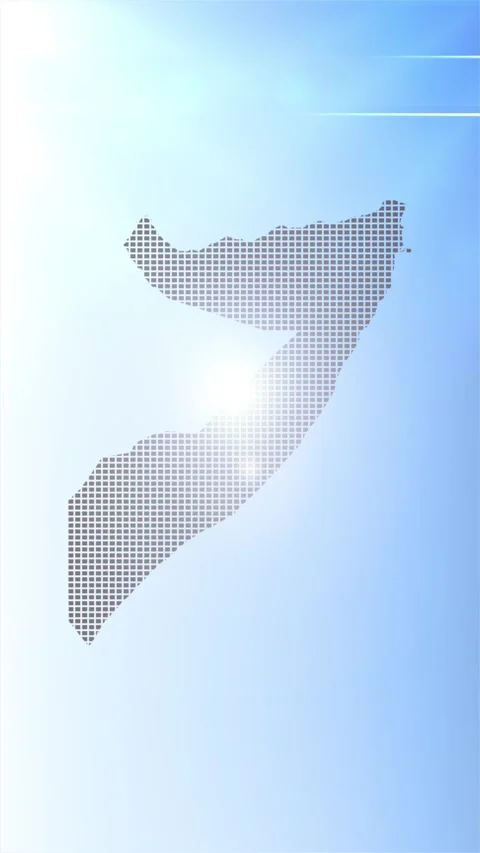 Somalia Map Opener Stock Footage 276973689