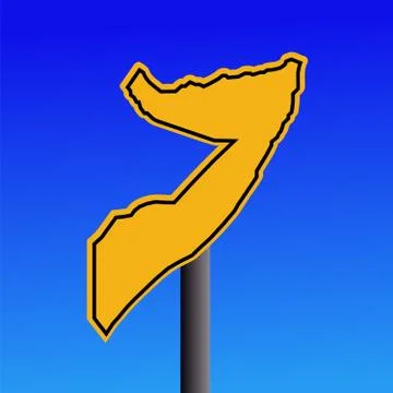 Somalia map sign Stock Illustration