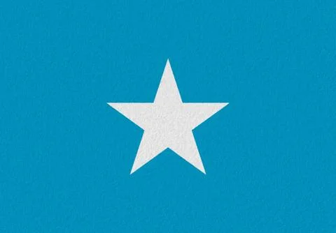 Somalia paper flag Stock Illustration