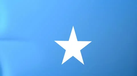 Somalia Waving Flag Stock Footage 10762562