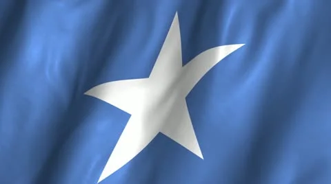 Somalia Waving Flag Stock Footage 12360281