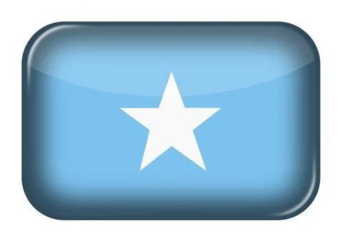 Somalia web icon rectangle button 스톡 일러스트