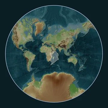 Somalian tectonic plate. Wiki. Lagrange. Stock Illustration