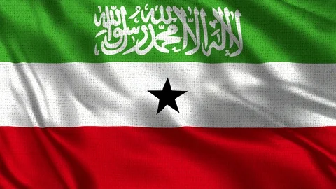 Somaliland Flag Stock Footage 92648288