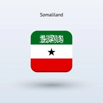Somaliland flag icon Stock Illustration