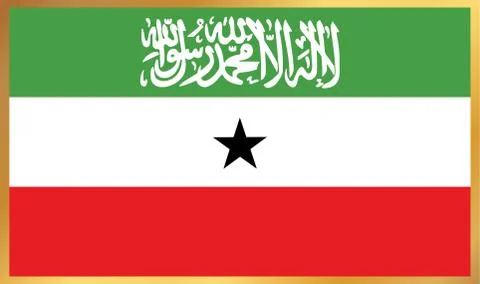 Somaliland Flag Illustration Stock Illustration