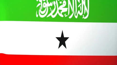 Somaliland Waving Flag Stock Footage 10762570