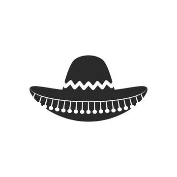 Sombrero hat icon 스톡 일러스트