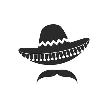 Sombrero hat icon Stock-Illustration