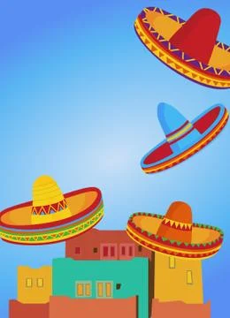 Sombreros Stock Illustration