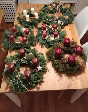 Some Advent wreath Stock Photos