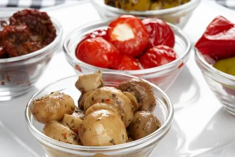 Some antipasti Stock Photos