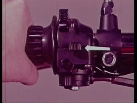Some basic operating function on a Kawasaki motorcycle in the 1970s, includeƒ 動画素材 75275249