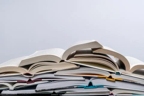 Some books open Stock Photos