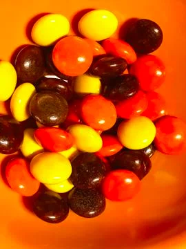 Some candy in a bowl Stock Photos