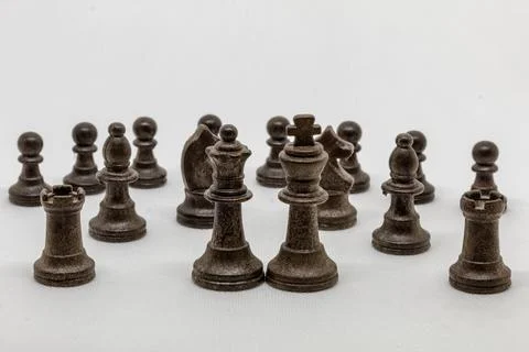 Some chess pieces. Fotos Stock