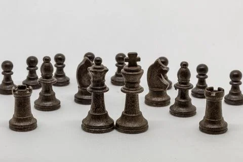 Some chess pieces. Fotos Stock
