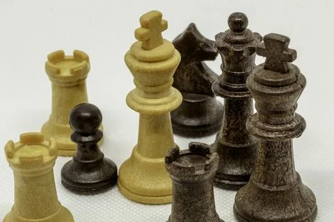 Some chess pieces. 库存照片