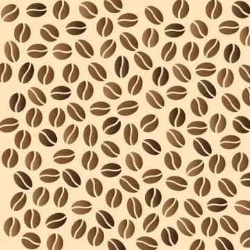 Some coffee beans Illustrazione stock