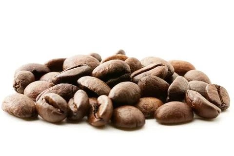 Some coffee beans Stock Photos