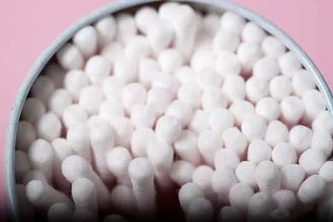 Some cotton buds Stock Photos