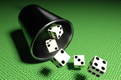 Some dices Stock Illustration