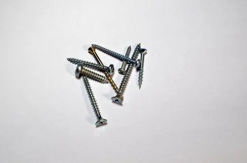 Some different screws Stock Photos