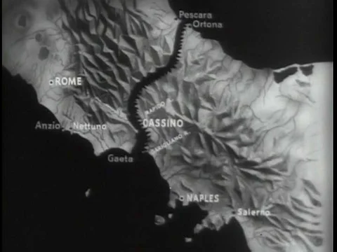 As some elements of the 34th Infantry division captures Rome during the Italian Stock Footage 75275725