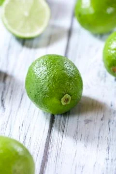 Some fresh Limes Stock Photos