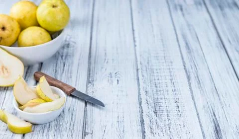 Some fresh Pears Stock Photos