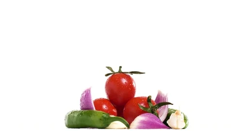 Some fresh vegetables Stock Footage 133220543