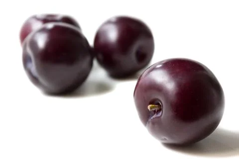 Some fruit of plum Stock Photos
