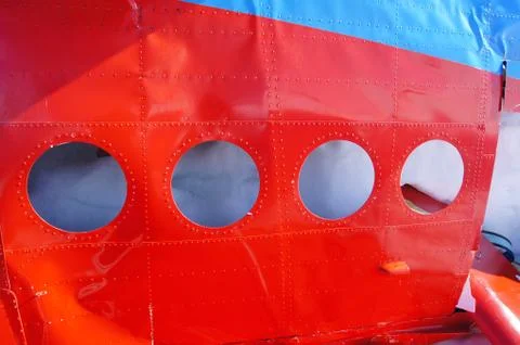 Some garbage in Antarctic Stock Photos