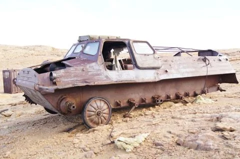 Some garbage in Antarctic Stock Photos