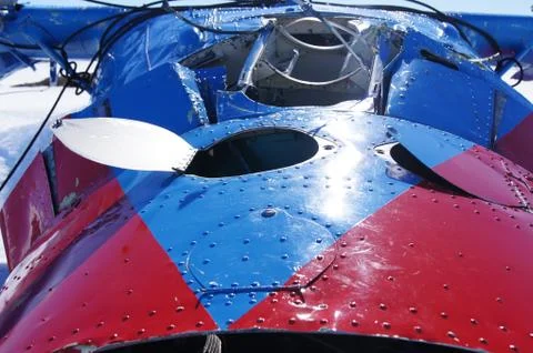 Some garbage in Antarctic Stock Photos