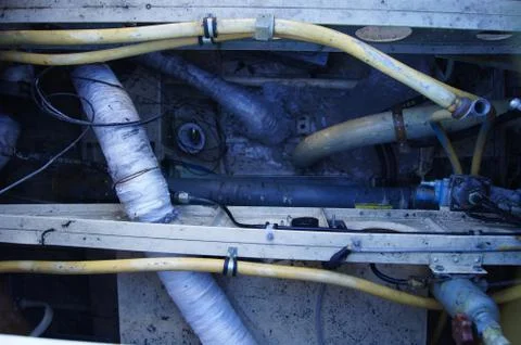 Some garbage in Antarctic Stock Photos