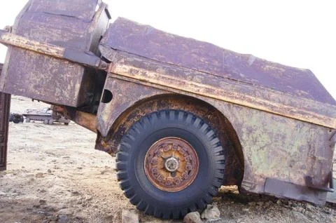 Some garbage in Antarctic Foto stock
