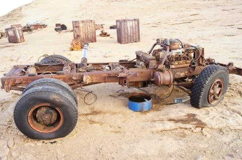 Some garbage in Antarctic Stock Photos