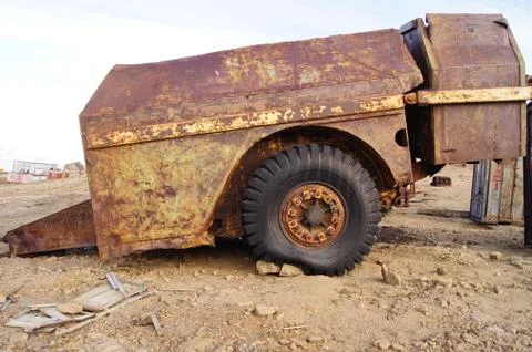Some garbage in Antarctic Stock Photos