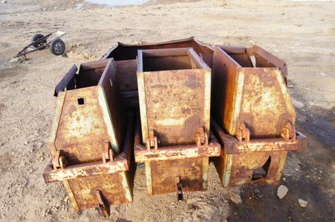 Some garbage in Antarctic Stock Photos