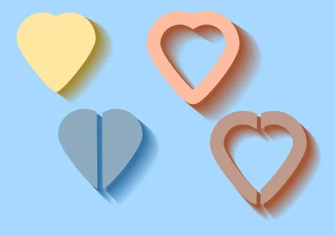 Some heart Stock Illustration