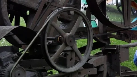 Some kind of machine in stockholm 库存影片 70050137